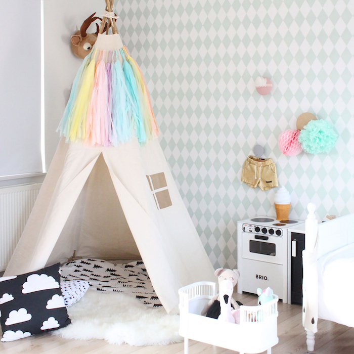 BIG teepee tent without poles by Moozle on Etsy