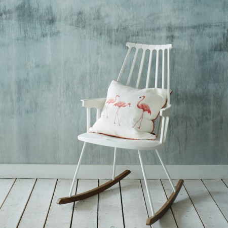 Graham & Green Three Flamingoes cushion