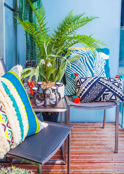 Abigail Ahern Debenhams Designer Apartment at Cheval Three Quays - balcony